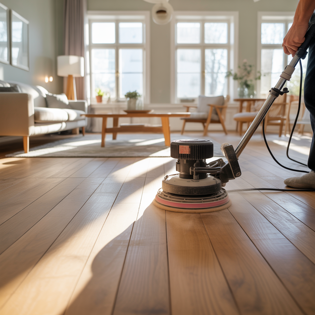 10.Sa slipar du golvet for att behalla dess naturliga skonhet