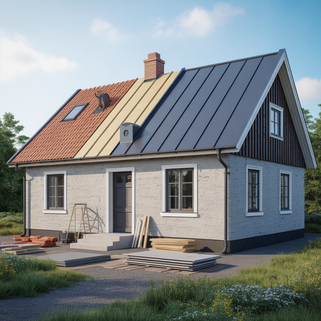 2.Sa valjer du ratt takmaterial for din fastighet