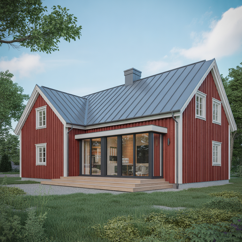 7.Hur kan du kombinera modern och traditionell arkitektur vid nybygge