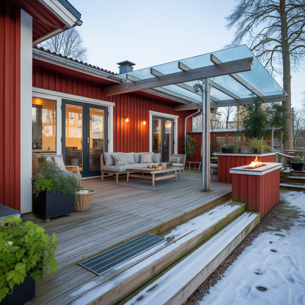 8.Hur bygger du en altan som passar bade sommar och vinter