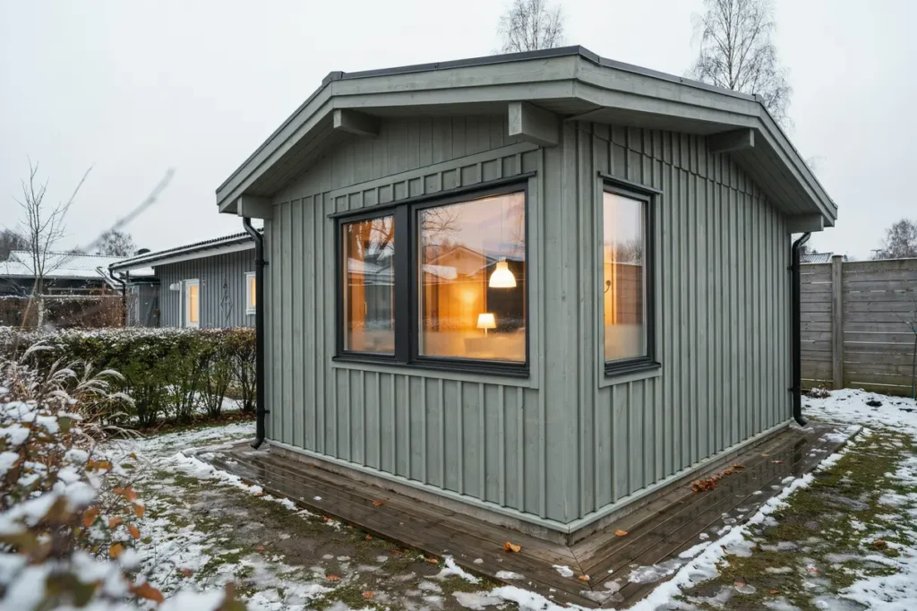 glasa in veranda p attefallshus f r vinterbruk